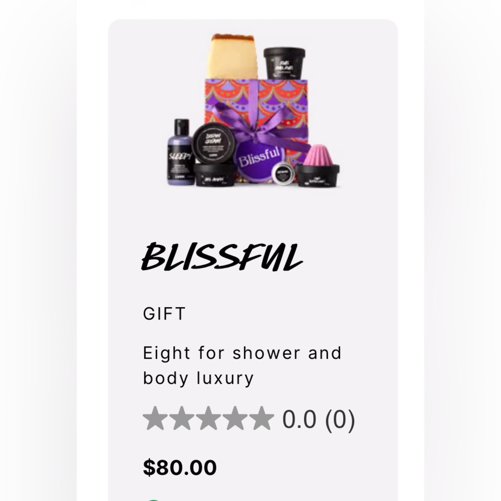 LUSH Blissful Birthday Gift Set